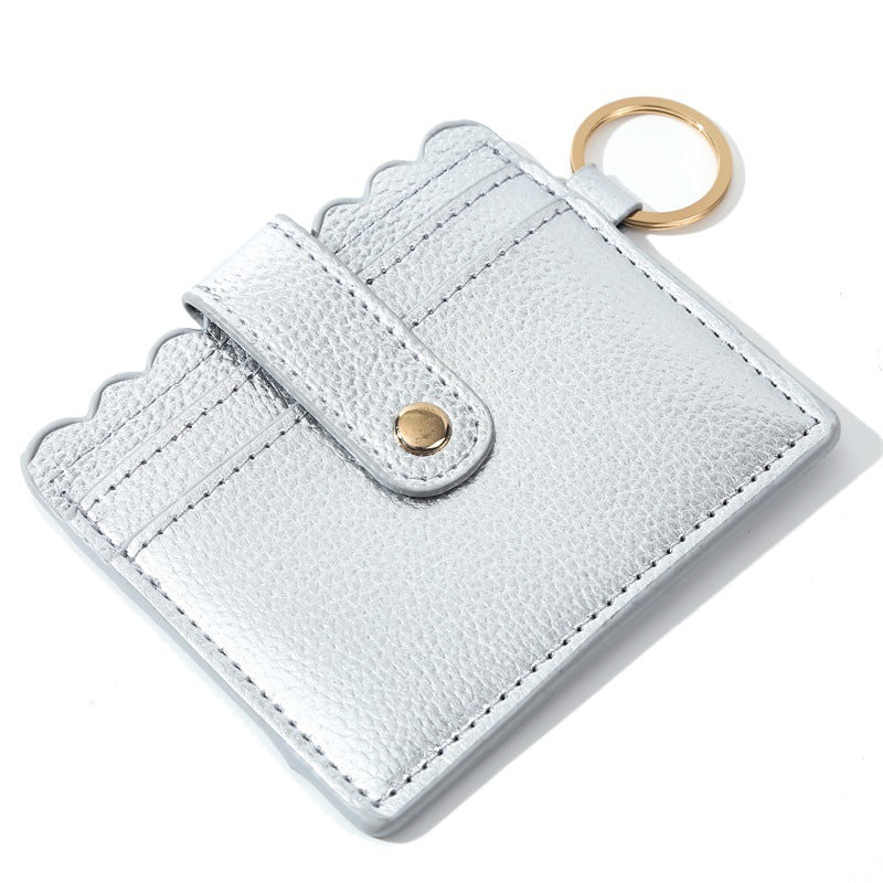 Bolsa De Tarjeta De Llavero De Cuero De PU Al Por Mayor